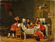 Convivial Scene in a Peasant's Cottage